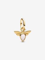 White Bee Mini Dangle Charm