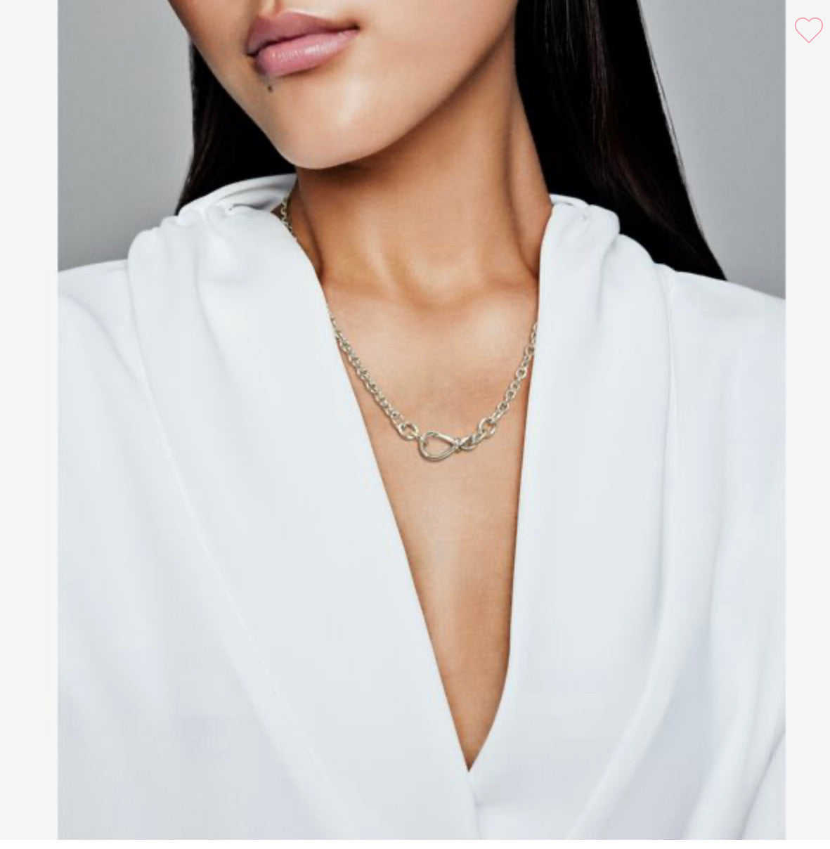 Chunky Infinity Knot Chain Necklace - Image 2