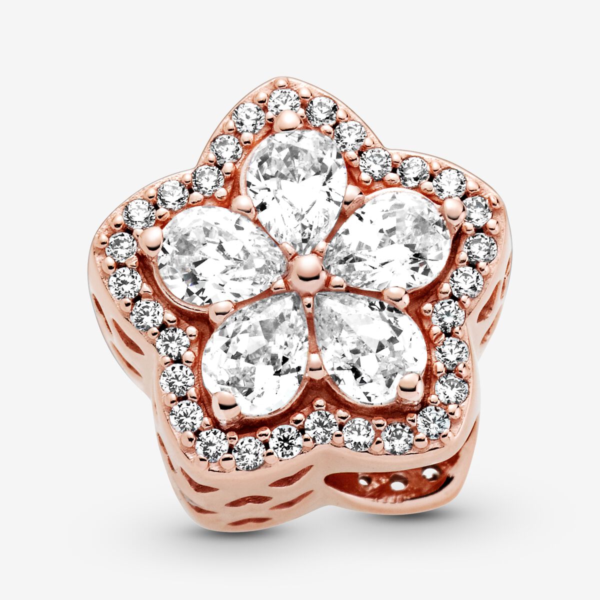 Sparkling Snowflake Pavé Charm - Image 3