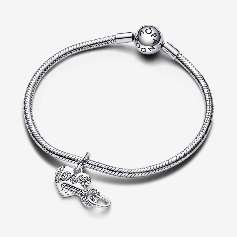 Splittable Heart & Key Dangle Charm - Image 4