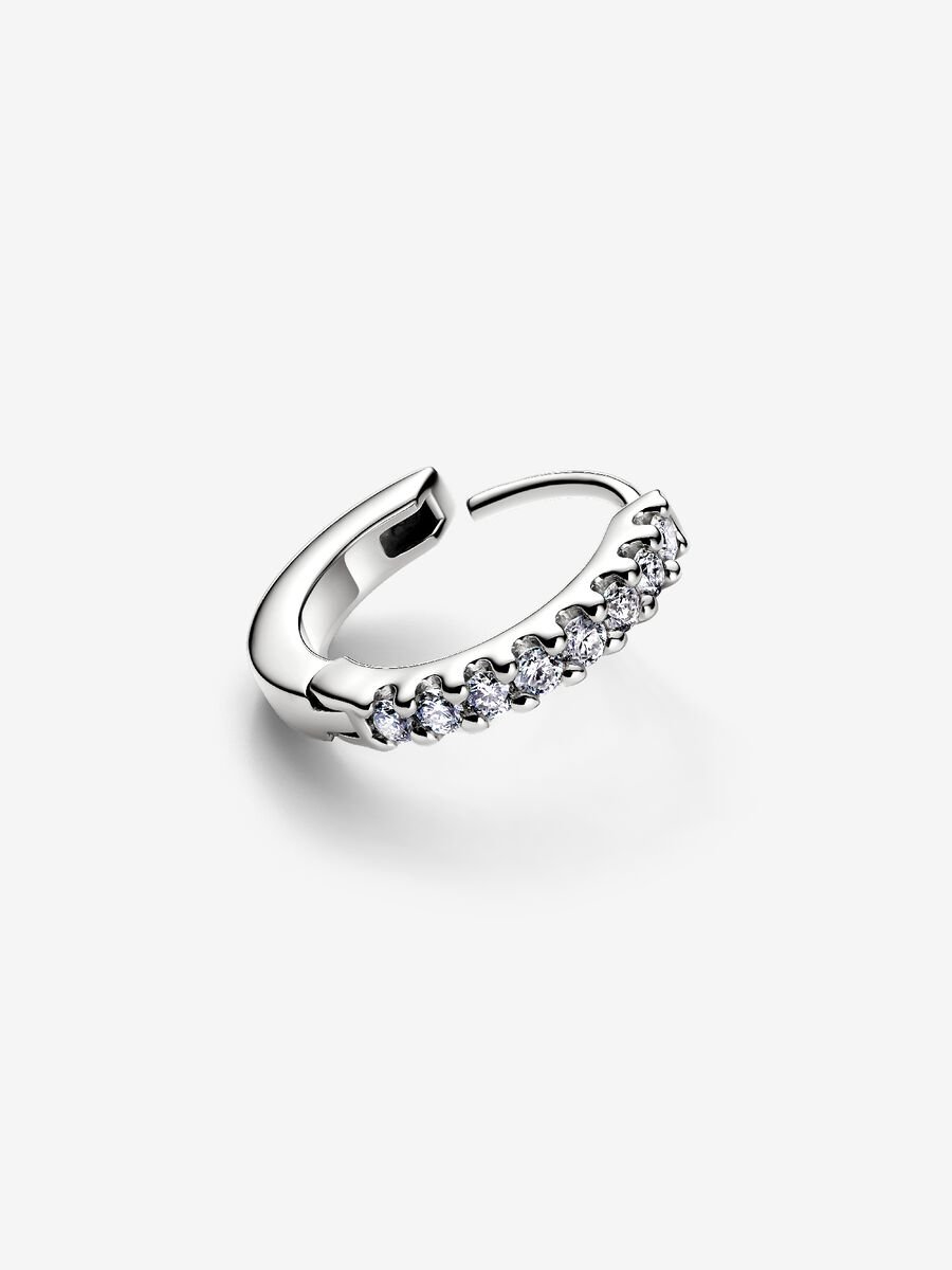 Era Lab-Grown Diamond Pavé Hoop Earrings