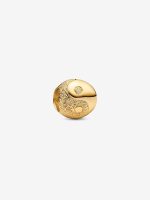 Textured Yin and Yang Mini Charm