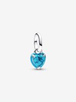 Turquoise-colored Heart Mini Dangle Charm