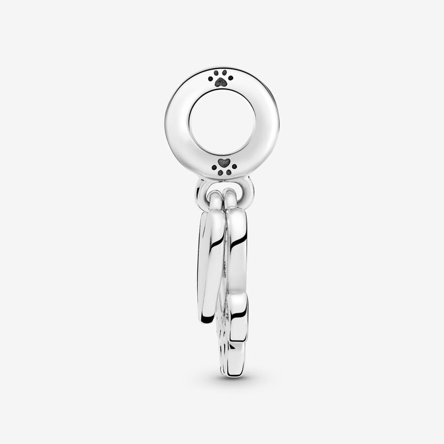 Hearts & Paw Print Dangle Charm - Image 4