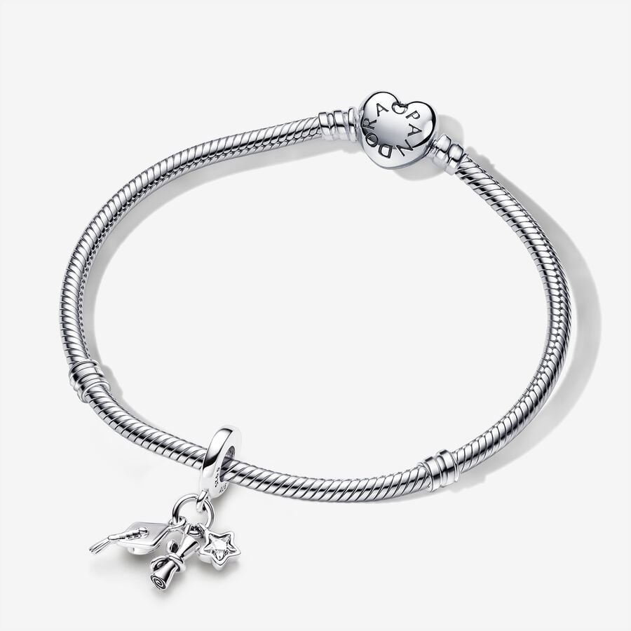 2024 Graduation Dangle Charm Bracelet Set