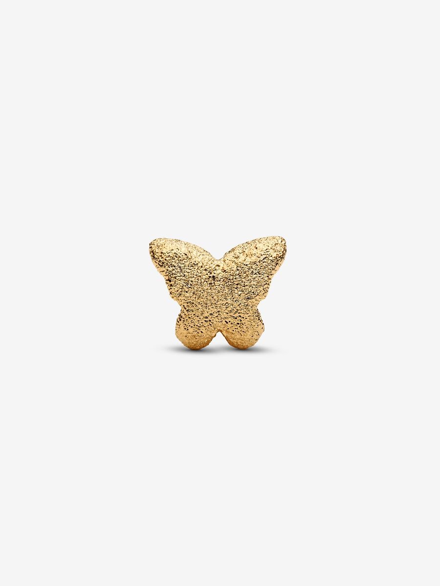 Textured Butterfly Mini Charm - Image 2