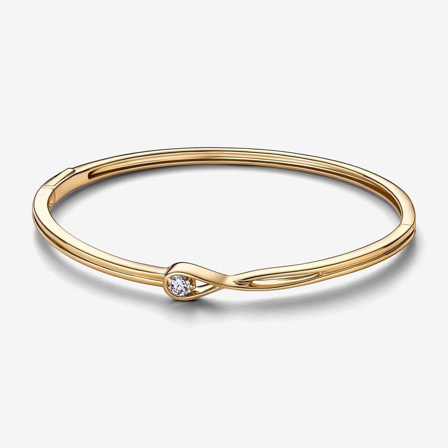 Lab-grown Diamond Bangle 0.25 carat tw 14k Gold