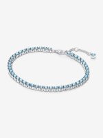 Sparkling Light Blue Tennis Bracelet