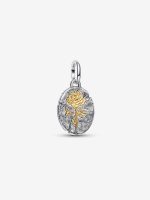 Rose Medallion Charm