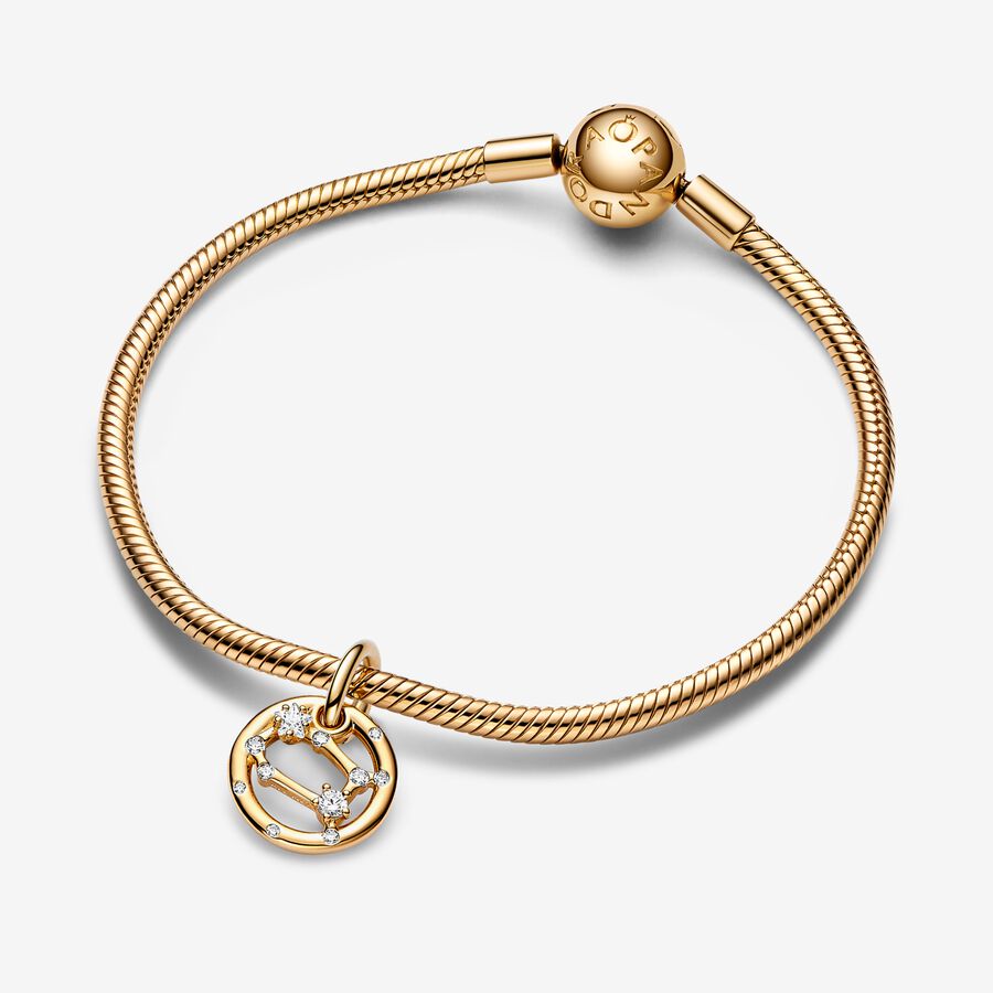 Gemini Zodiac Dangle Charm - Image 3