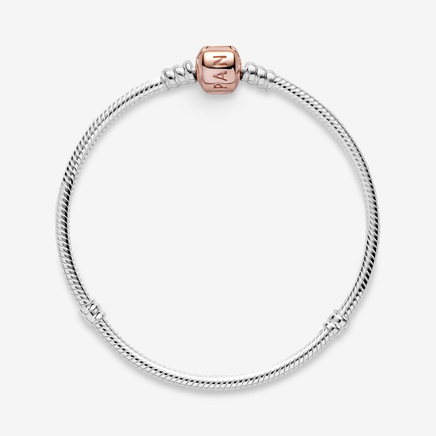 Moments Snake Chain Bracelet - Rose
