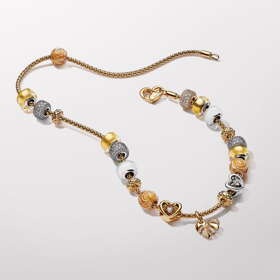 Golden Mini Murano Glass Charm - Image 4