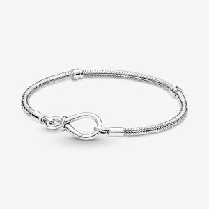 Infinity Knot Snake Chain Bracelet