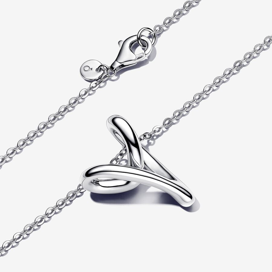 Organically Shaped Heart Pendant Necklace - Image 3