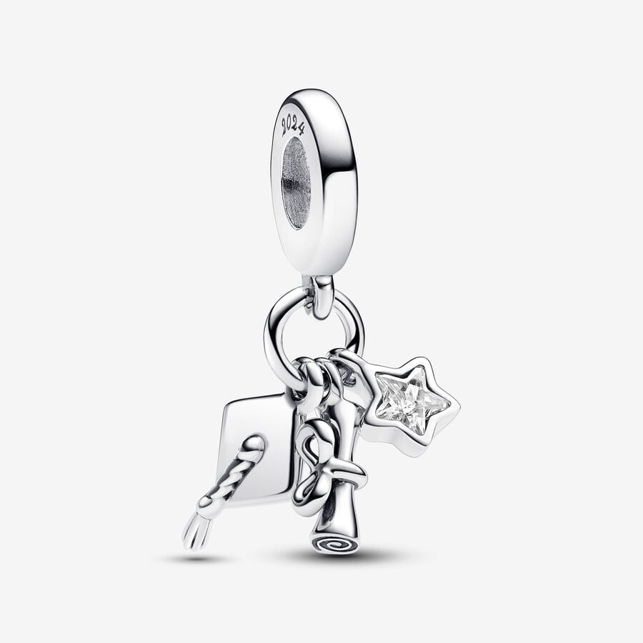 2024 Graduation Dangle Charm Bracelet Set - Image 2