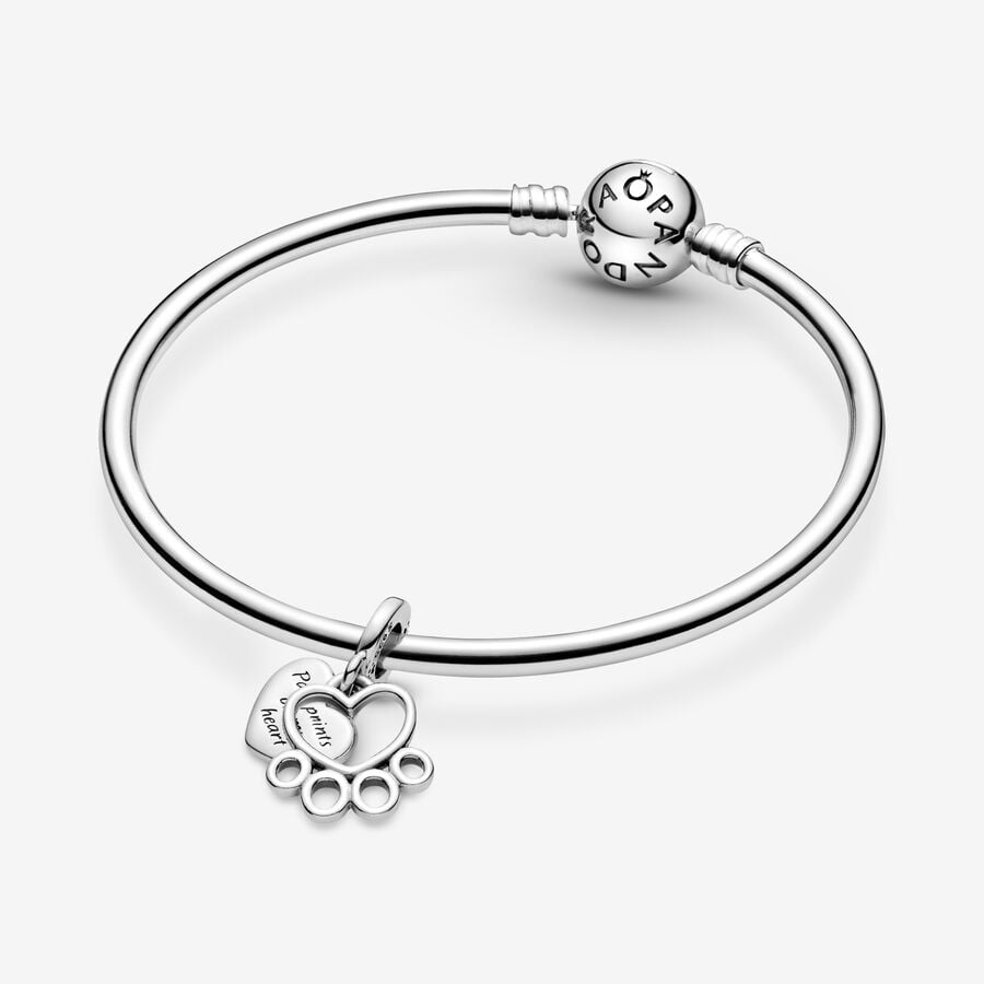 Hearts & Paw Print Dangle Charm - Image 5
