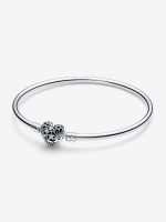 Celestial Heart Clasp Bangle