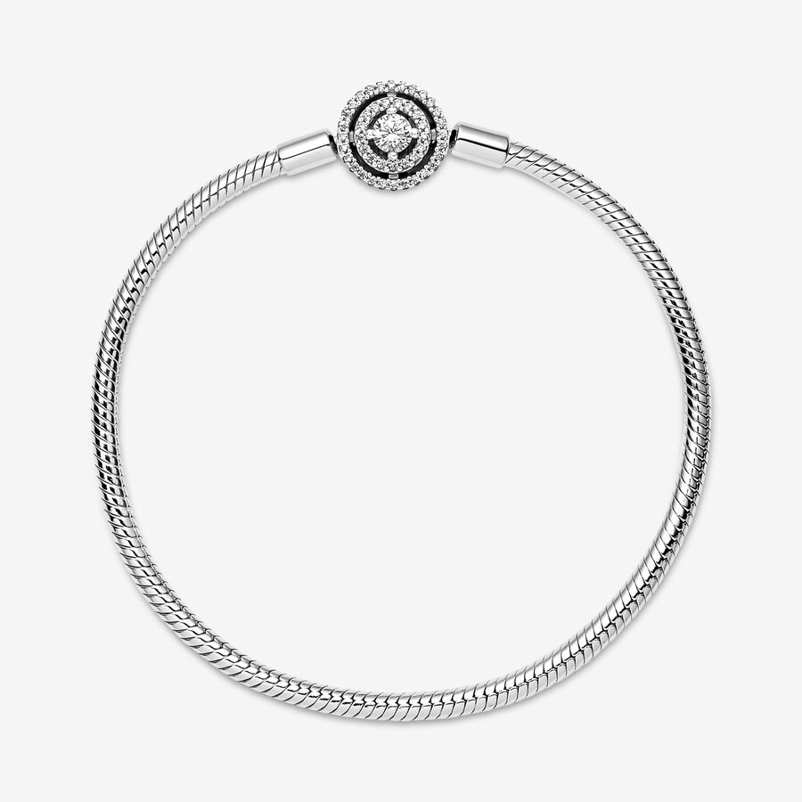 Moments Halo Snake Chain Bracelet - Image 3