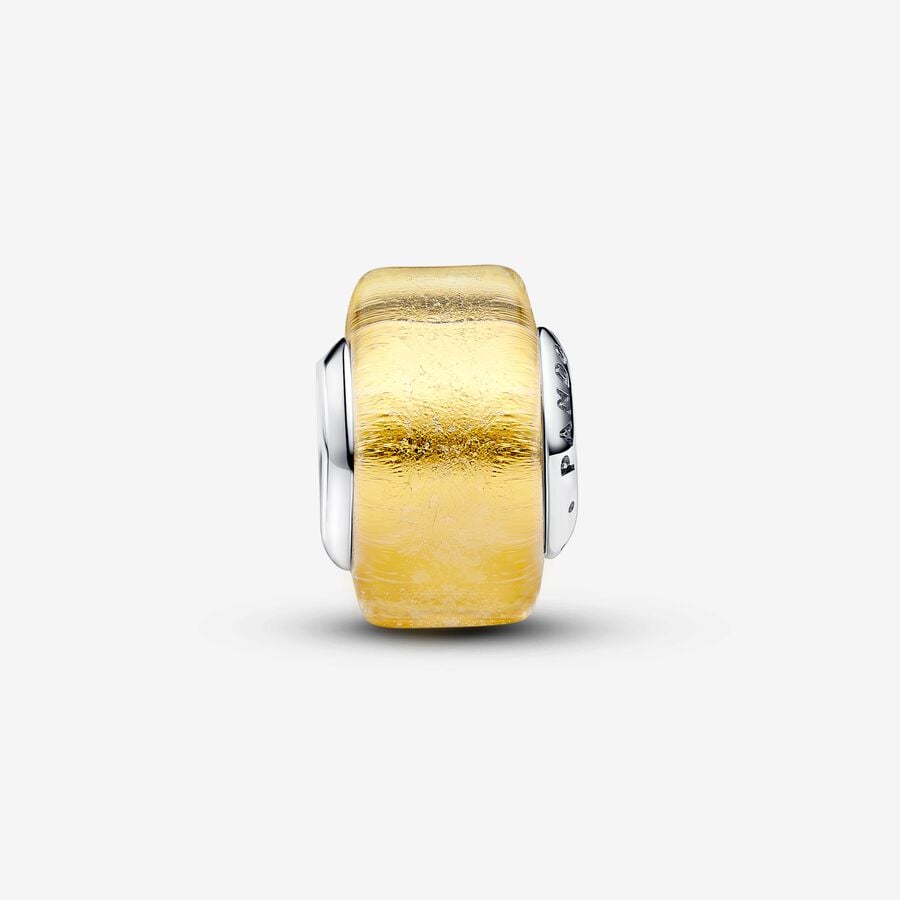 Golden Mini Murano Glass Charm - Image 3