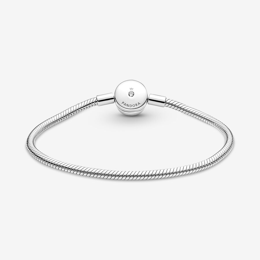 Moments Halo Snake Chain Bracelet - Image 2
