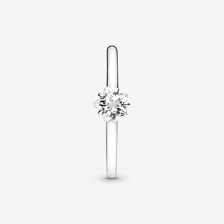 Celestial Sparkling Star Solitaire Ring - Image 2