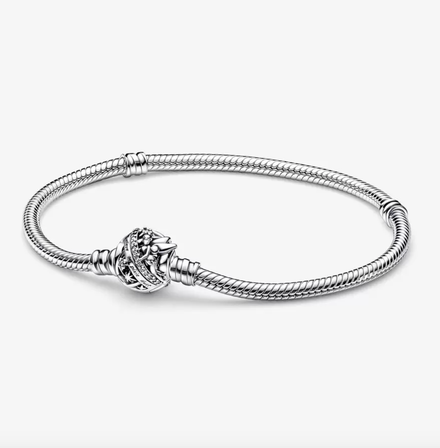 Tinker Bell Clasp Moments Snake Chain Bracelet - Image 2