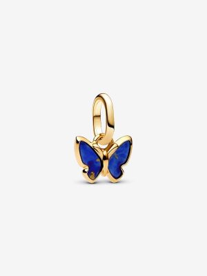 Blue Butterfly Mini Dangle Charm