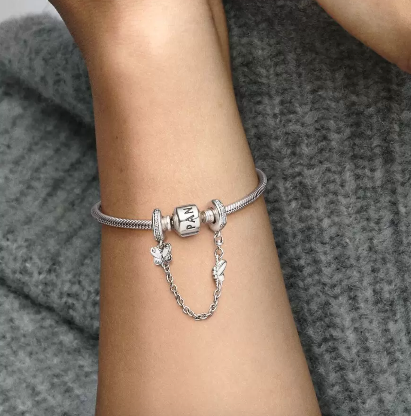 Butterfly Safety Chain Charm - Image 3