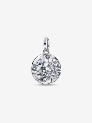 Cherry Blossom Medallion Charm