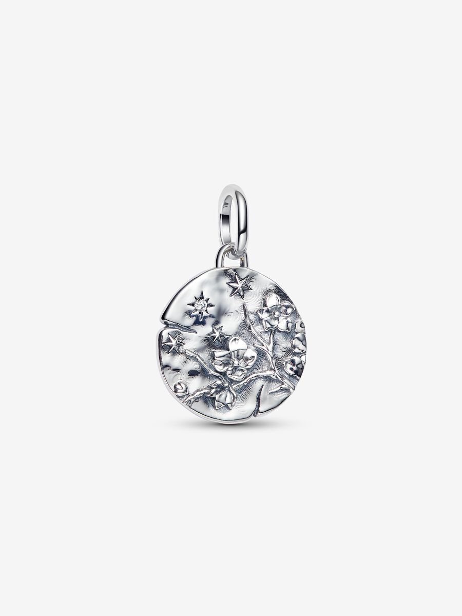 Cherry Blossom Medallion Charm