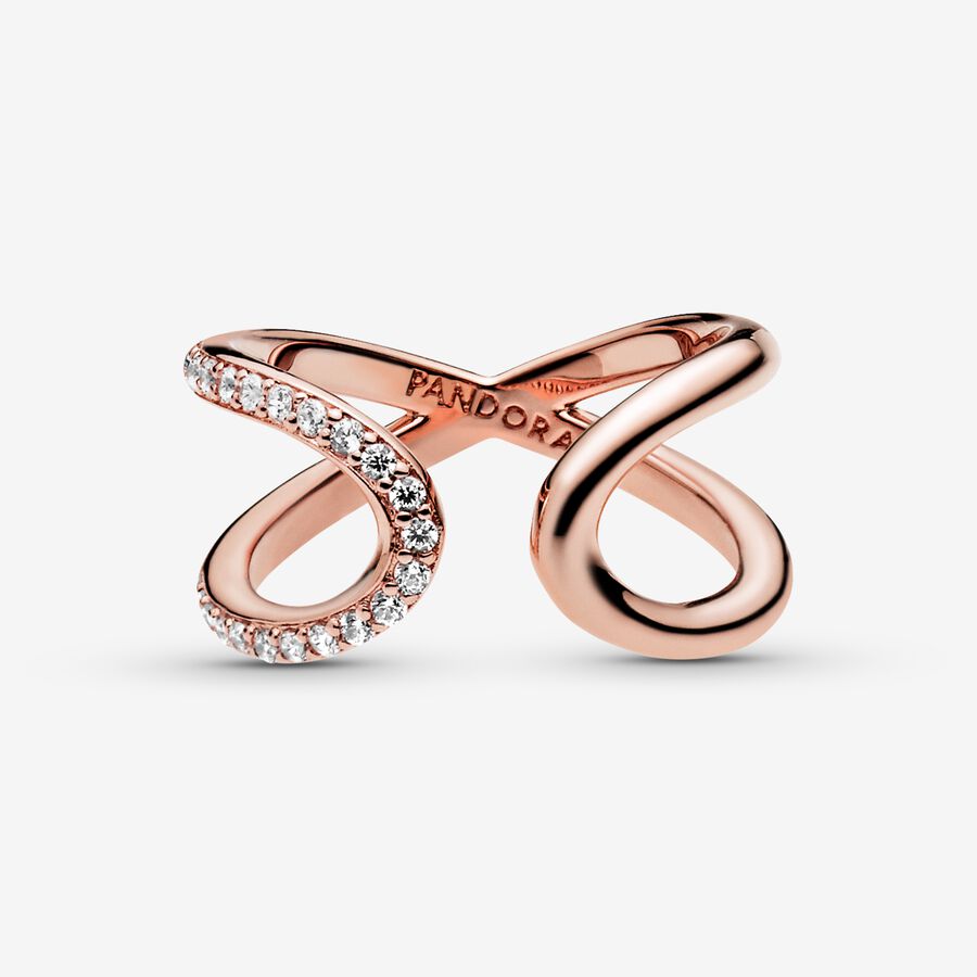Lots of Love and Sparkle Stacking Ring Set - Image 3