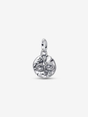 Infinity Snake Medallion Charm