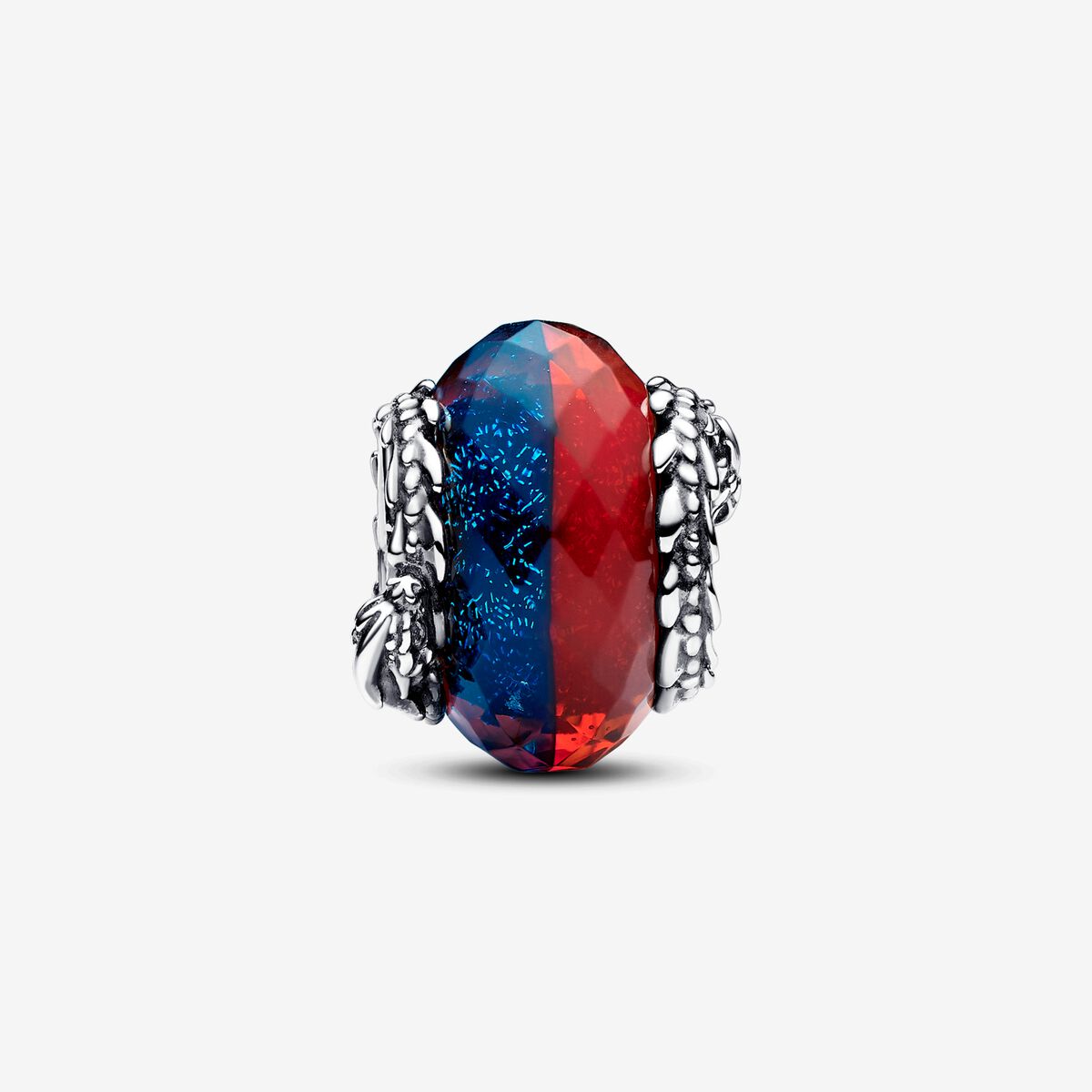 Ice & Fire Dragons Dual Murano Glass Charm - Image 2