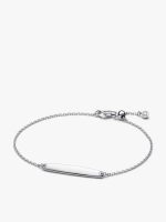 His & Hers Engravable Silver Bracelet Set