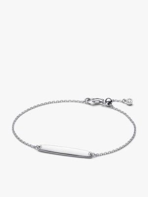 His & Hers Engravable Silver Bracelet Set
