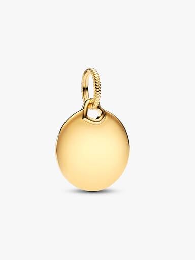 Engravable Round Tag Dangle Charm - Image 8