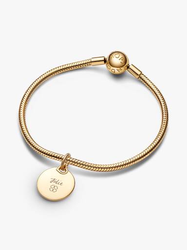 Engravable Round Tag Dangle Charm - Image 5