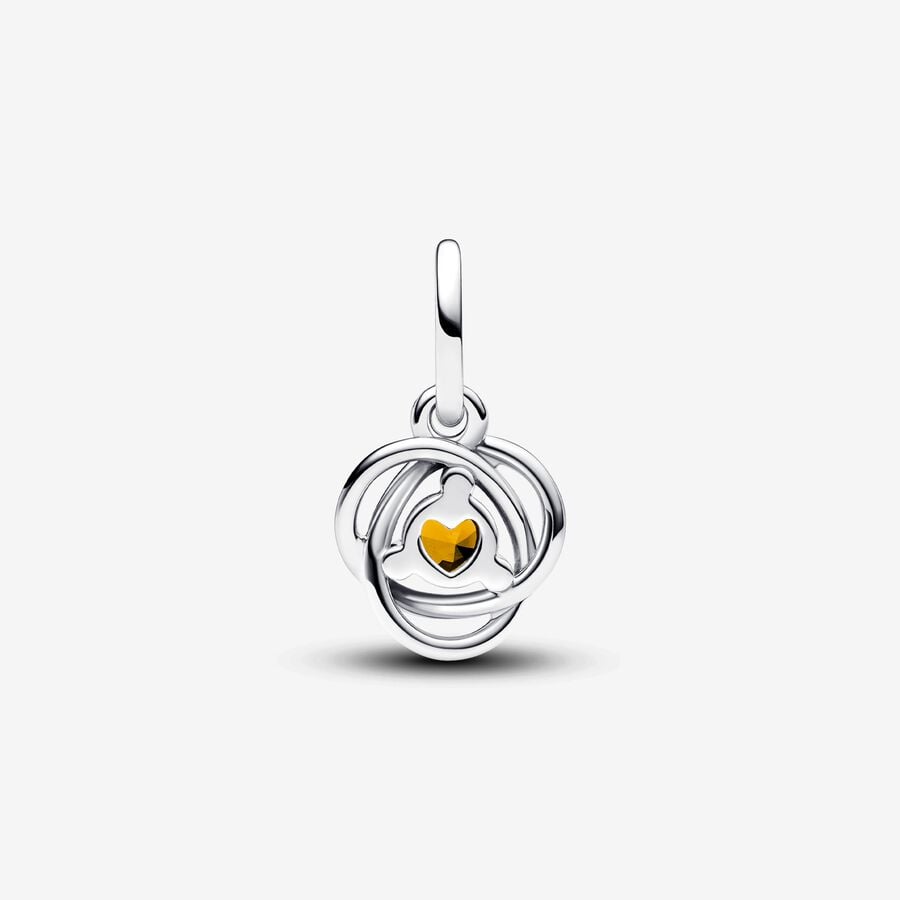 November Honey Eternity Circle Dangle Charm - Image 2