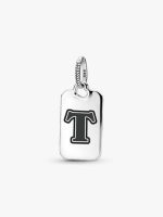 Letter T Rectangle Pendant