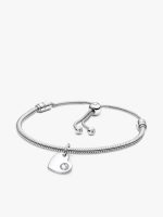 April Engravable Dangle Charm Bracelet Set