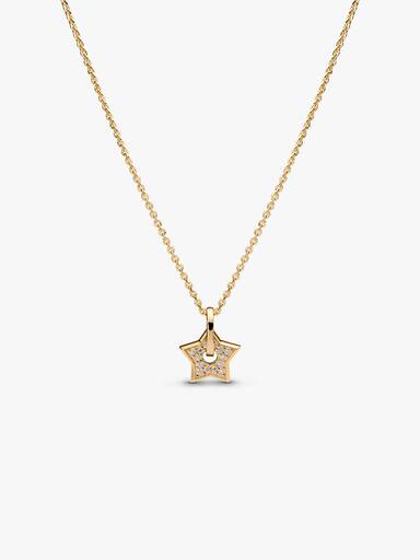 Talisman 14k Gold Lab-grown Diamond Pavé Star Pendant Necklace