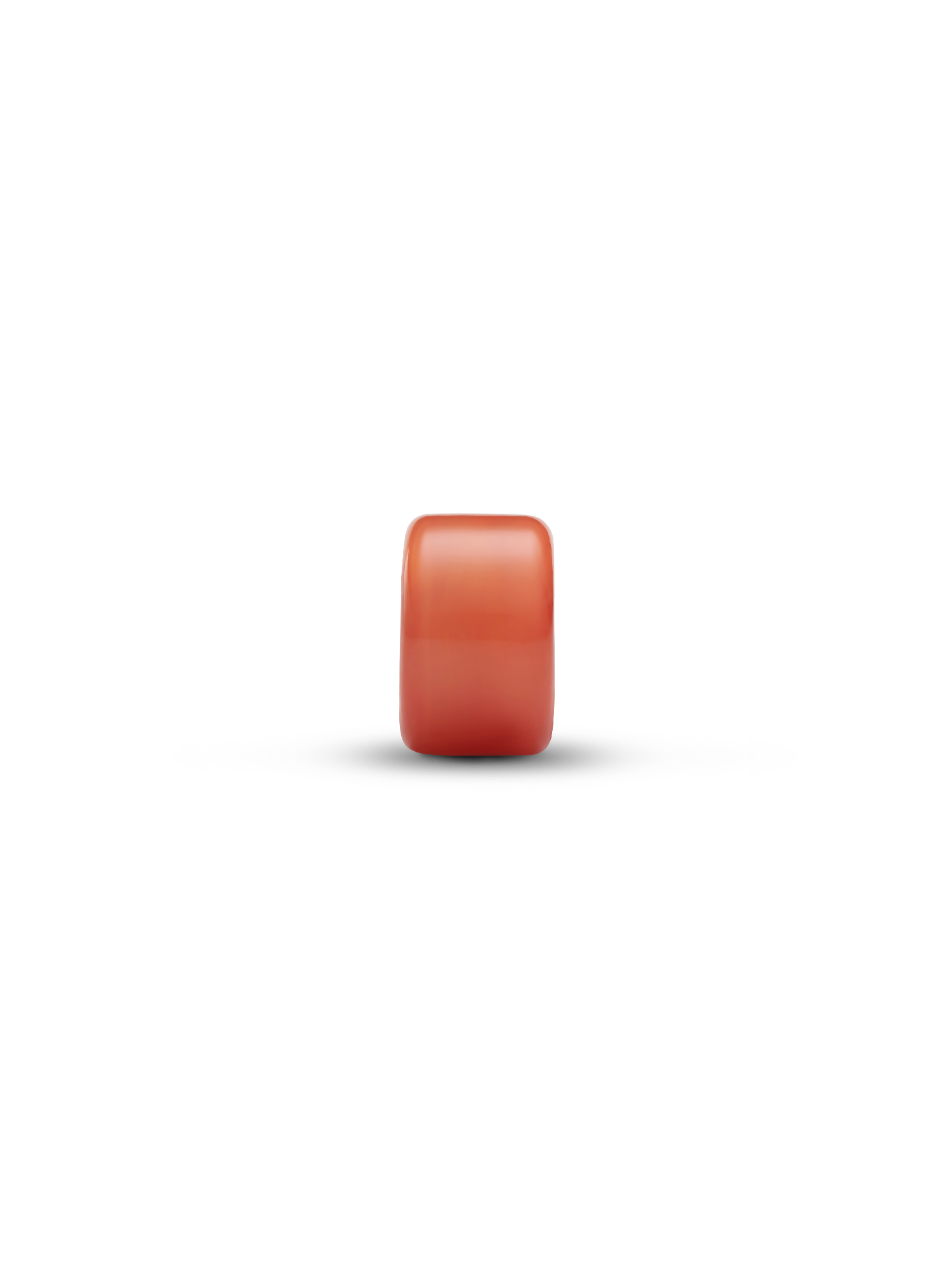 Orange Murano Glass Mini Charm - Image 3