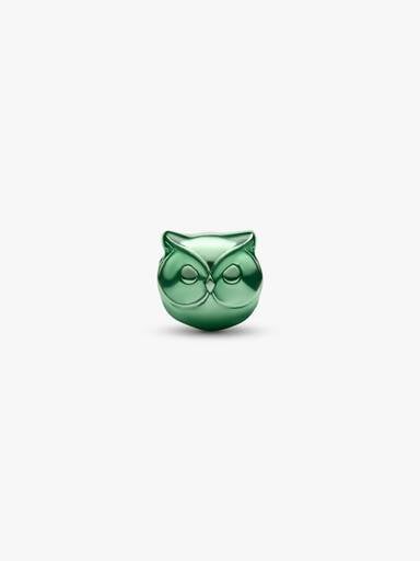 Green Owl Mini Charm - Image 5