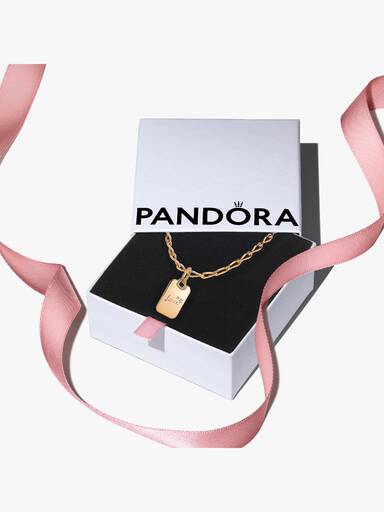 Engravable Gold Plated Pendant & Necklace Gift Set - Image 4