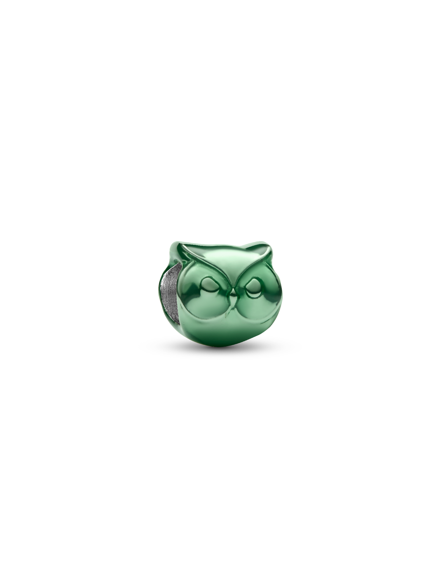 Green Owl Mini Charm - Image 2