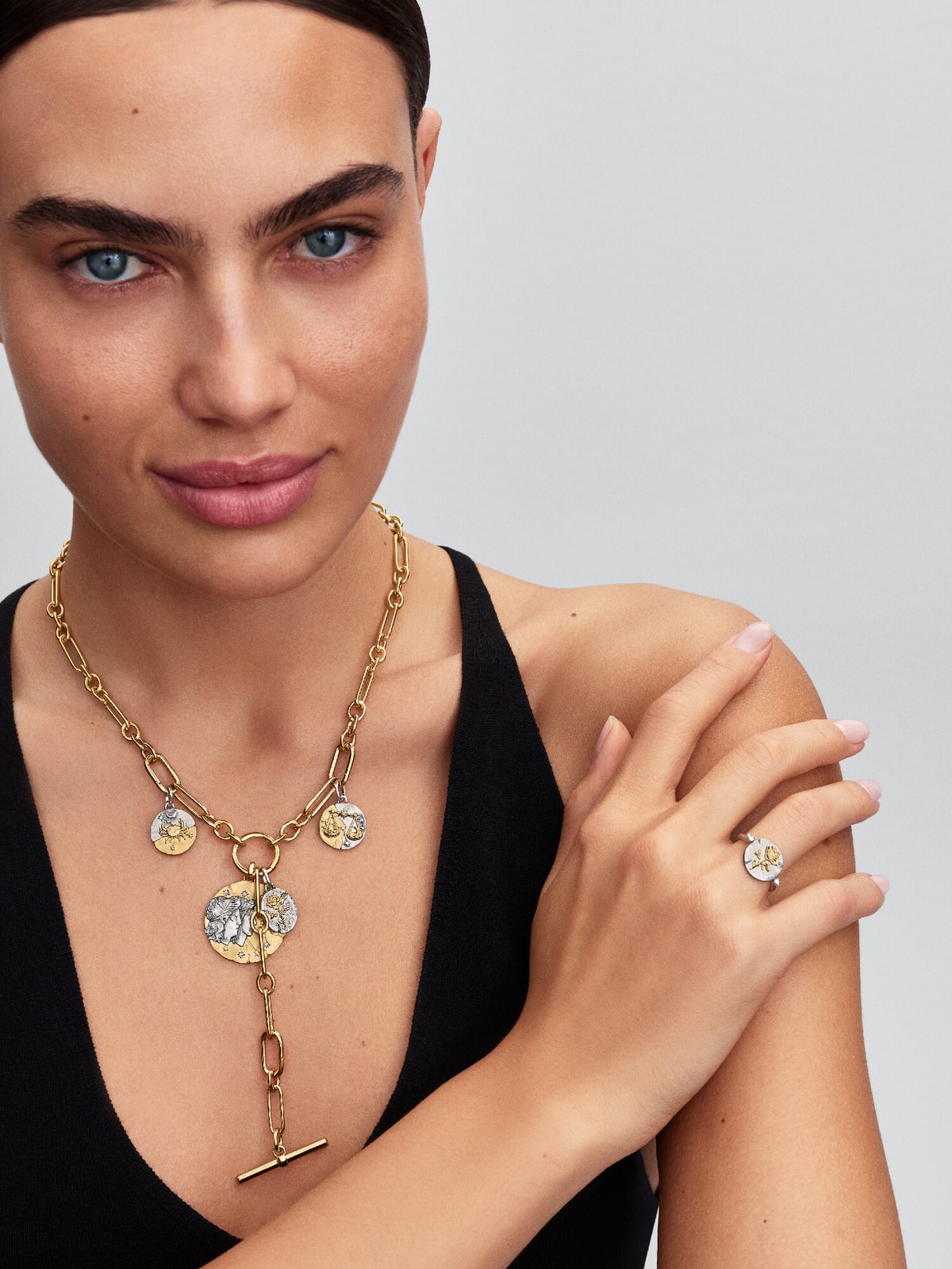 Libra Zodiac Medallion Charm - Image 4