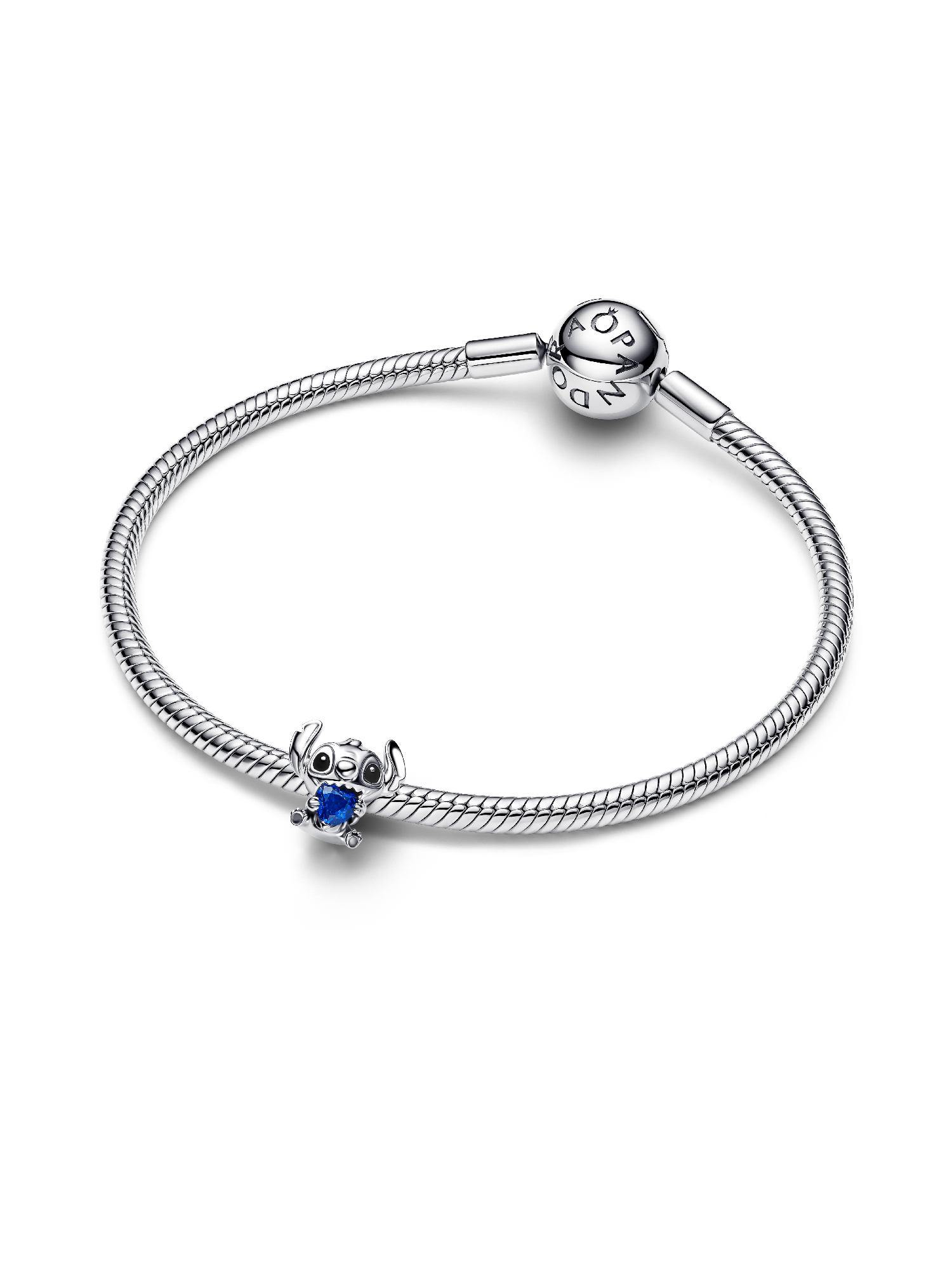 Disney Stitch Blue Heart Charm - Image 4