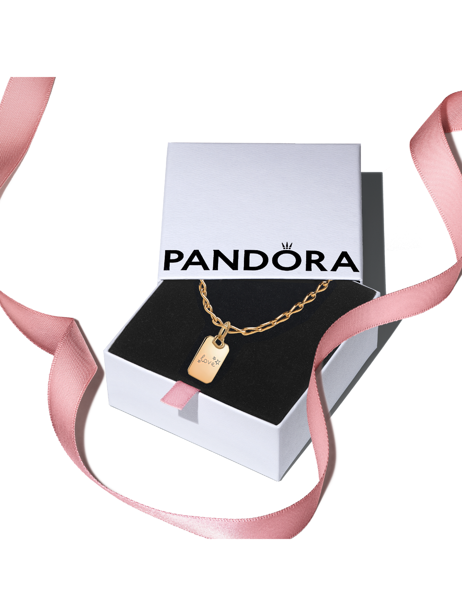 Engravable Gold Plated Pendant & Necklace Gift Set - Image 2