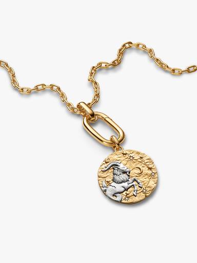 Capricorn Zodiac Oversized Medallion Charm - Image 6