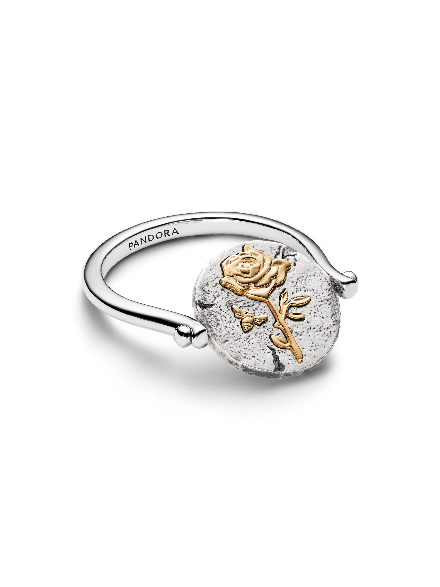 Rose Reversible Medallion Ring - Image 3